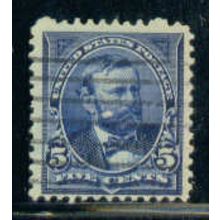 Used 281 5c Ulysses S. Grant Barely Clears M05020