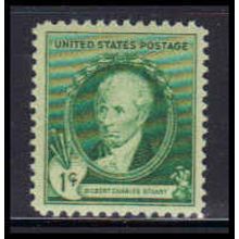 884 1c Gilbert Stuart Fine Plus MNH KA3646