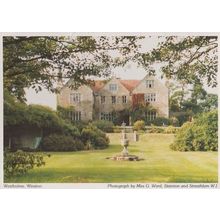 Westholme Winston Manor Hall Durham Womens Institute Postcard