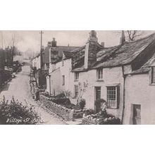 St Saint Boscastle Cornwall Devon Old Antique Village Postcard Mint