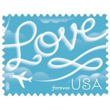 Love Skywriting Wedding Pack of 10 Current Rate Postage Stamps Scott 5155