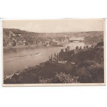 Whitby from Spion Kop Postcard Yorkshire W P Greenbury 17191