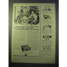 1952 Webster Electric Ekotape Recorder Ad - Simple!
