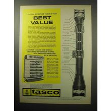 1970 Tasco Scope Ad - Feature by Feature Best Value