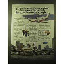 1981 Beechcraft Duke and Super King Airplanes Ad