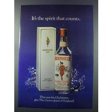 1981 Beefeater Gin Ad - It's the Spirit That Counts