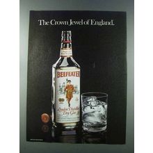 1981 Beefeater Gin Ad - The Crown Jewel of England