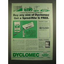 1988 PBI / Gordon Dyclomec Herbicide Ad - Speed-Rite G