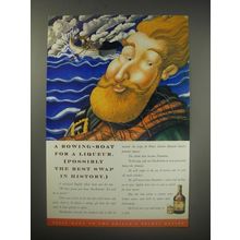 1990 Drambuie Liqueur Ad - A rowing-boat for a liqueur. Possibly the best swap