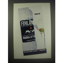 1990 Finlandia Vodka Ad - Finnish Up