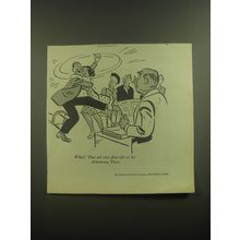 1946 Armstrong Tires Ad - Whee! That old skin flint left us his Armstrong Tires
