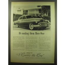 1949 Buick Special Car Ad - It's making them move over