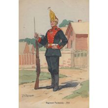 Pavlovsky Life Guards Regiment 1914 WW1 Russian Old Military Postcard