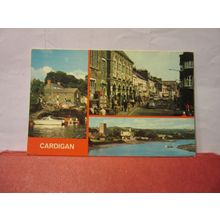 multiview, CARDIGAN, CEREDIGION, WALES unused postcard by Colourmaster =