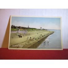 THE SANDS, LYTHAM LANCASHIRE .. unused vintage postcard by Valentine c.1934 =