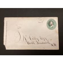 ICOLLECTZONE US Postal Stationary Entire U82 used VF (A100)