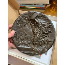 1986 GORE "MOSES & THE TEN COMMANDMENTS" FUSED BRONZE PLATE RHODES STUDIO (P7)