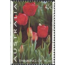 AUSTRALIA, FLOWER, Tulip, green 1994, 45c, #3