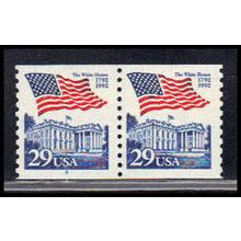 2609 29c U.S. Flag Over White House Very Fine MNH CNP Left 9 PA1475