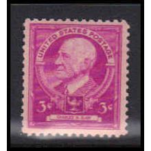 871 3c Charles Eliot Fine MNH KA3117