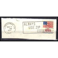 Used 1625 13c U.S. Flag Lansdowne, PA. E1415
