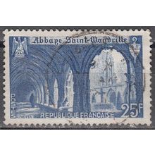 France 1949 Michel 858 O Cote (2015) 0.30 Euro Abbaye de Saint-Wandrille