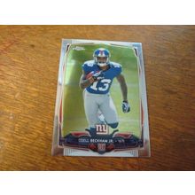 2014 Topps Chrome, ODELL BECKHAM Jr RC, #117, Giants