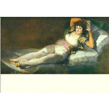 Art FRANCISCO DE GOYA The Maja Postcard (Dixon A.R.7)