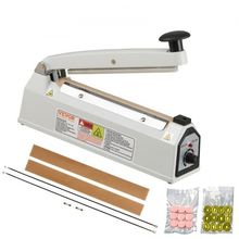 Impulse Sealer 8 inch, Manual Heat Sealing Machine with Adjustable Heating M...