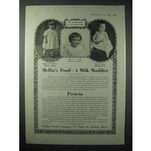 1923 Mellin's Food Baby Food Ad - A Milk Modifier