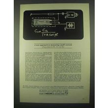 1967 Philips Research Laboratories Ad - Small Currents