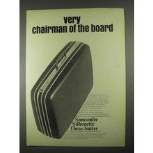 1967 Samsonite Silhouette Three-Suiter Ad - Chairman