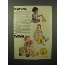 1974 Playskool Toy Ad - Tiger Roly Poly, Drum Drop