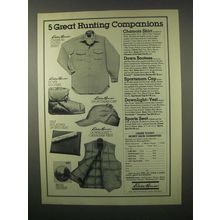 1980 Eddie Bauer Ad - Chamois Shirt, Down Bootees