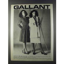 1980 Gallant Fashion Designed by Rebecca Moses Ad