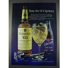 1982 Seagram's V.O. Canadian Whisky Ad - Taste Spritzer