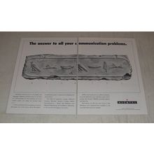 1990 Alcatel Communications Ad - The answer to all your communication problems
