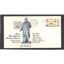 FDC Fleetwood 1645 13c Rhode Island (Cachet-U/A) CV01214