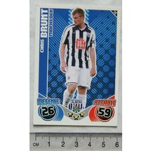 2010/11 Topps Match Attax Trading Card 298 Chris Brunt, West Bromwich Albion