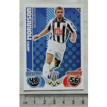 2010/11 Topps Match Attax Trading Card 297 James Morrison, West Bromwich Albion