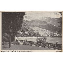 Chocolat Sechaud Montreux Switzerland Old Postcard