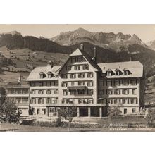 Hotel Santis Unterwasser Real Photo Switzerland Postcard