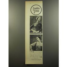 1953 Franklin Simon Herald Sweater Ad - On the wing