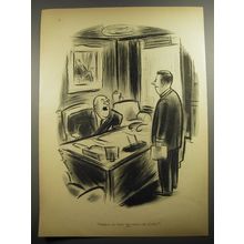 1954 Cartoon by Whitney Darrow, Jr. - Suppose we leave my salary out of this