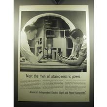 1957 America's Independent Electric Light and Power Companies Ad - Meet the men