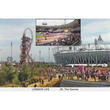 London Life The Olympic Games Stratford Stadium Rare Postcard