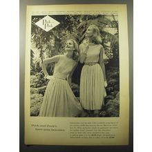 1960 Peck & Peck Dresses Advertisement - Peck and Peck's bare-arm beauties