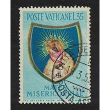 Vatican Termination of Marian Year 35L 1954 Canc SG#213