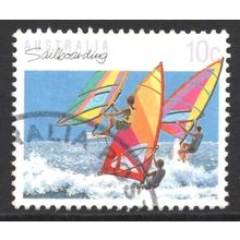 AUSTRALIA 1990: SPORTS DEFINITIVES - 10c SAILBOARDING USED (G4)