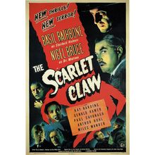 The Scarlet Claw - US 1944 small Poster Canvas Movie Film Print A0 A1 A2 A3 A4 A